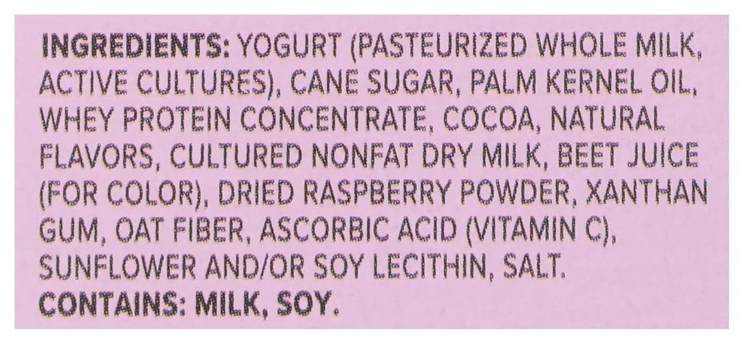 Clio Raspberry Dark Chocolate Covered Mini Greek Yogurt Bar 8Ct, 6.21 Oz thumbnail 8