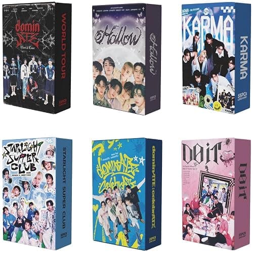 6Pack/330Pcs Photocards Set Album Photo Cards Lomo Card Merch for Stay Fans Gifts - Image 1
