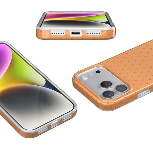 Casely iPhone 17 Pro Case | On the Dot | Orange Polka Dot | Compatible with MagSafe | Classic Ultra Thin Design thumbnail 3