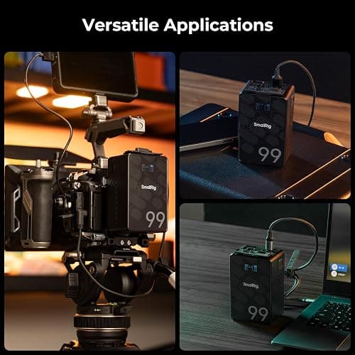 SMALLRIG V Mount Battery, 99Wh / 6800mAh 6-Port Portable Charger with 65W Output, 2.5H Full Charge, PD 3.0 Fast Charging, for Filmmakers, Cameras, Camcorders, Phones, Monitors, Video Lights thumbnail 8