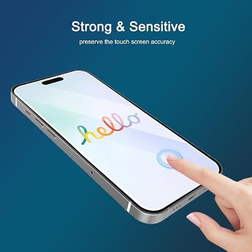Ailun Screen Protector for iPhone 16 Plus/iPhone 15 Plus/iPhone 15 Pro Max [6.7 Inch] Display 3 Pack Tempered Glass, Dynamic Island Compatible, Case Friendly[Not for iPhone 16 Pro Max 6.9 Inch] thumbnail 5