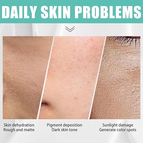 Firming Face Cream,2PCS Face Moisturizer with Vitamin E,Anti Wrinkle Face Cream+Hydrating Facial Moisturiser,Collagen Daily Moisturiser Face,Dark Spot Remover for Face,Day & Night Cream (purple+green) thumbnail 7