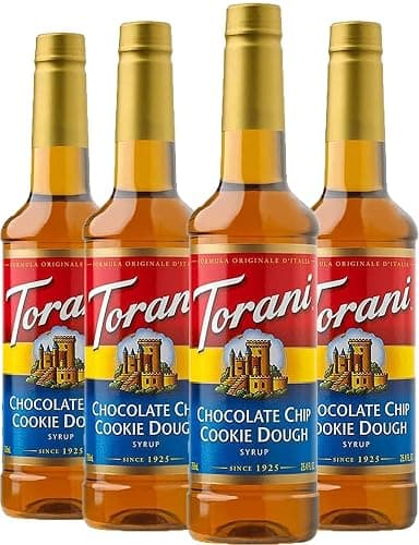 Torani Chocolate Chip Cookie Dough Flavored Drink Syrup, 25.4 fl oz (Pack of 4) - Image 1