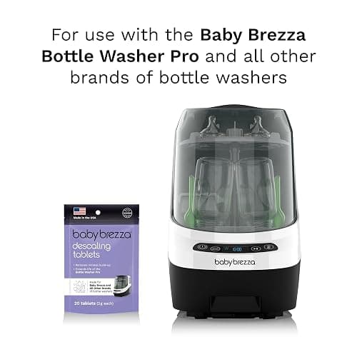 Baby Brezza Descaling Tablets - Compatible with Bottle Washer Pro and All Brands of Baby Bottle Washer Appliances thumbnail 2