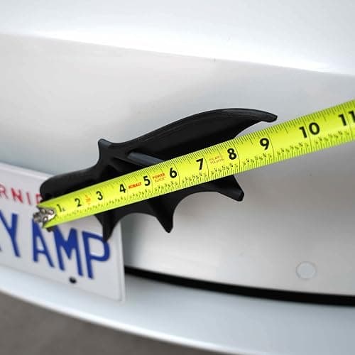 Bat Wings License Plate Accessory - Universal Fit Accessory for Goth & Halloween Enthusiasts | Fits Most Cars | Made in USA | High/Front Mount Wings thumbnail 7