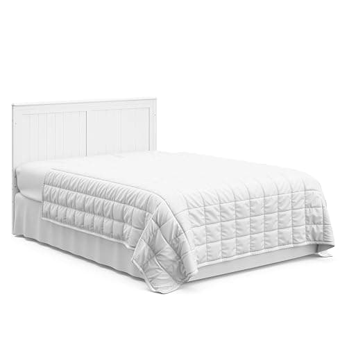 Graco Hadley 5-in-1 Convertible Crib with Drawer – GREENGUARD Gold Certified, Fits Standard Crib Mattress, Converts to Toddler Bed, Daybed and Full Bed, 4 Adjustable Mattress Heights (White) thumbnail 15