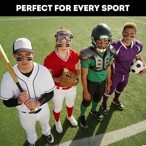 20 Pack Eye Black Sticks,Sports Paint for Football Baseball Softball | Anti-Glare & Sweat Resistant Eye Black for Game Day, Easy Wash Sports Gear Accessories for Teams, Coaches, Moms & Gifts thumbnail 4