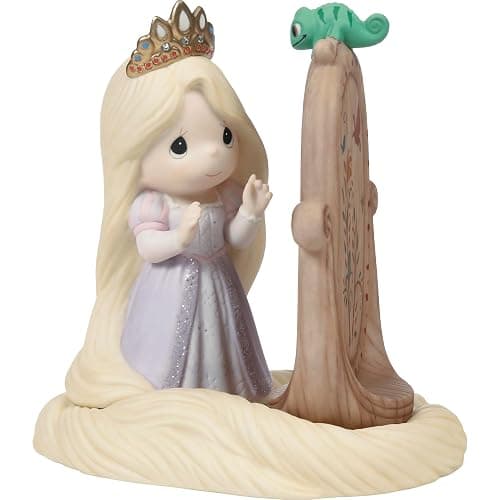 Precious Moments Disney Princess Rapunzel Bisque Porcelain Figurine | Heartfelt Collectible Decor and Gift for Any Occasion thumbnail 3