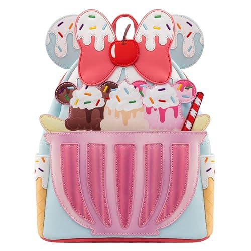 Loungefly Backpack Disney - Sweet Treats Ice Cream - Backpack - Disney Standard Characters - Cute Collectable Bag - Gift Idea - Official Merchandise - for Boys, Girls Men and Women - Image 1