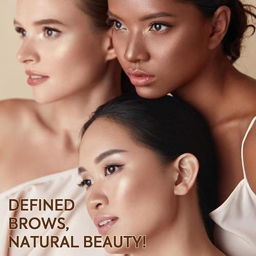 UCANBE Eyebrow Pen, Dual-Ended Eyebrow Pencil with 4-Fork-Tip & Gel Eyeliner for Women, Eye Brow Pen with Gel Eyeliner Pencil, Microblading Eyebrow Pencils with Hair Like Strokes, Soft Black thumbnail 7
