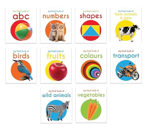 My First Library: Boxset of 10 Board Books for Kids thumbnail 2