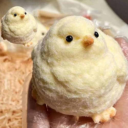 Taba Squishy Chick, 2pack Handmade Taba Squishy Kit, Stress Relief Toys,Fufu Squishy Chicken for Adults Gift - Image 1