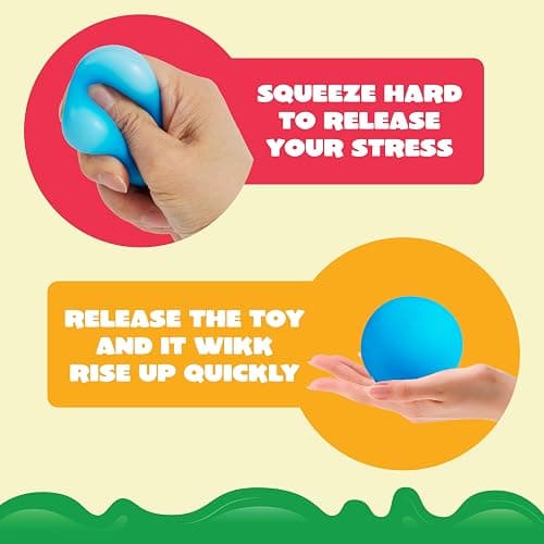 JOYIN 9 Pack Slow Rising Stress Balls, Squishy Sensory Fidget Toys, Hand Therapy Balls for Anxiety Relief, Classroom Prize Box Toys for Kids, Goodie Bag Stuffers, Party Favors thumbnail 7
