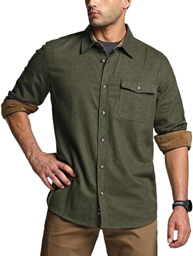 CQR Flannel Shirt Plaid Shirt Work Shirts thumbnail 2