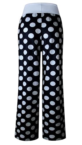 AMiERY Women's Comfy Casual Pajama Pants Floral Print Drawstring Palazzo Lounge Pants Wide Leg thumbnail 7