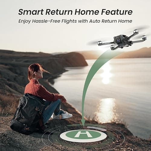 Holy Stone HS720E Drones with Camera for Adults 4K,Integrated Remote ID, 2 Batteries 46 Min Flight Time, 5GHz FPV Transmission, 130° FOV EIS Camera,Drone with 4K/30FPS Video,Brushless Motor, Auto Return, Follow Me, GPS Drone for Beginner thumbnail 6