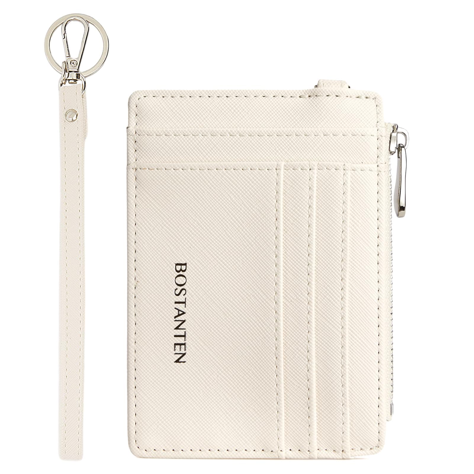 BOSTANTEN Women Leather Wallet RFID Blocking Small Bifold Zipper Pocket Wallet Card Case Wallet With ID Window - Image 1