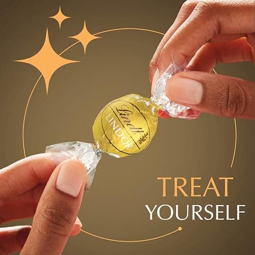 Lindt LINDOR Assorted Chocolate Candy Truffles, Chocolate with Smooth, Melting Truffle Center, 15.2 oz. Bag thumbnail 6