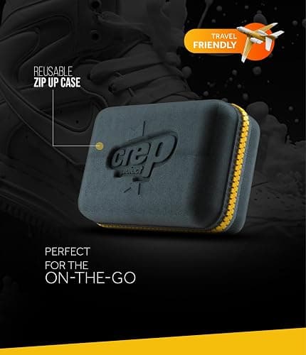 Crep Protect Kit de CURE - Kit de nettoyage de baskets haut de gamme, avec brosse, solution (100 ml), chiffon en microfibre et pochette réutilisable thumbnail 4