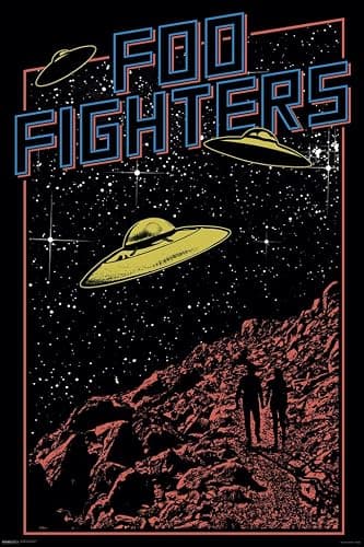 Pyramid America Foo Fighters UFO Music Band Cool Wall Decor Art Print Poster 24x36 - Image 1