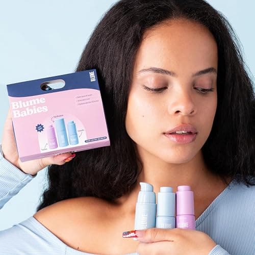 Blume Babies Travel Size Skin Care Set - Acne & Scar Treatment Travel Size Toiletries - Meltdown Acne Face Oil, Milky Fade Vitamin C Serum & Meltdown Gel Moisturizer - TSA-Approved Skincare Set (3 Ct) thumbnail 7