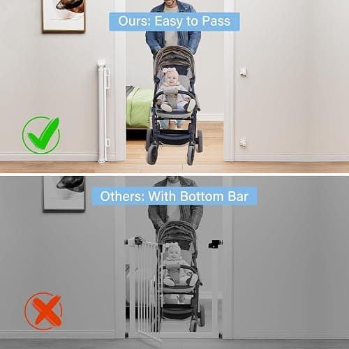 Lauren: PRObebi Retractable Baby & Dog Gate - Extends to 72" Wide, 34" Tall, for Stairs, Doorways, Hallways & Outdoor Use thumbnail 2