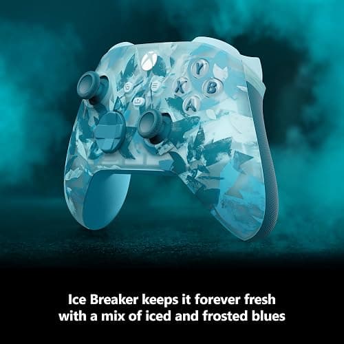 Xbox Wireless Controller Ice Breaker Special Edition - Wireless & Bluetooth Connectivity - New Hybrid D-Pad - New Share Button - Featuring Textured Grip thumbnail 2
