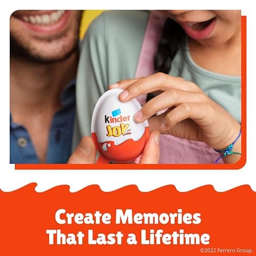 Kinder Joy Egg, Treat Plus Toy, Sweet Creams and Chocolatey Wafers, Individually Wrapped, 15-count, 10.5 oz thumbnail 7
