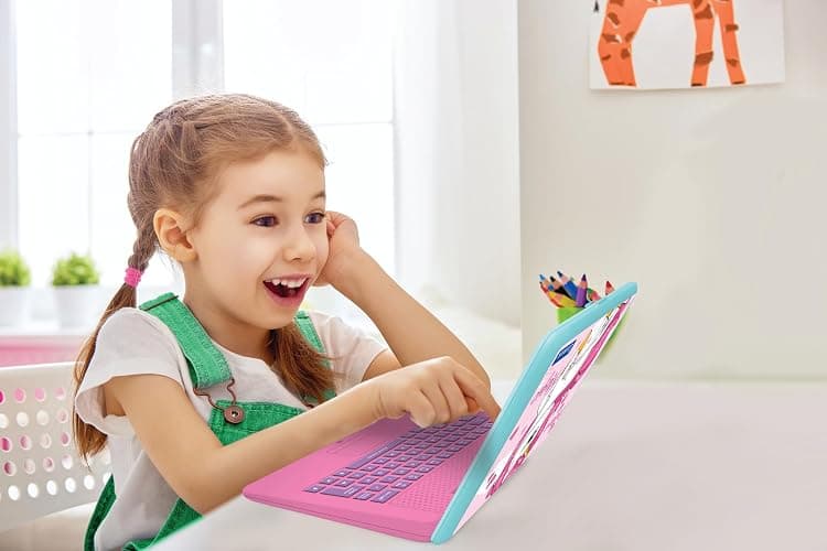 Lexibook, Unicorn Educational Laptop for Kids, JC598UNIi2 | English/Spanish, 124 activities, Learning games and music thumbnail 2