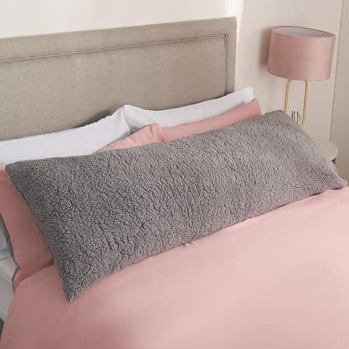 amazon long grey bed pillow  - Image 1