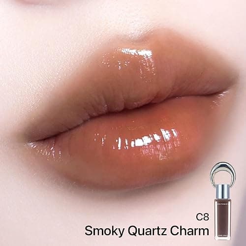 ENTROPY Makeup Glossy Lip Tint – Juicy Glow Line/Non-Sticky Hydrating Lip Gloss Tint, High Shine Finish, Buildable Sheer Color, Lip & Cheek Makeup - Smoky Quartz Charm (Deep Smoky Brown) | glossy lip tint, Non-sticky lip tint, Juicy glow lip gloss thumbnail 5