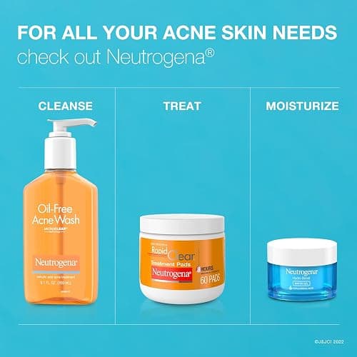 Neutrogena Oil-Free Acne Face Wash, Breakout Prone Skin Facial Cleanser with 2% Salicylic Acid Acne Treatment for Face, 9.1 fl. oz thumbnail 7