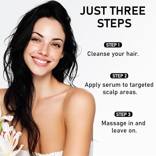 Hair Thickening Serum for Hair Loss, Korean Hair Growth Serum Roll On for Men and Women, Clinically Tested Rosemary Hair Growth Oil for Thinning Hair, Scalp Treatment, 0.5 Fl Oz thumbnail 6