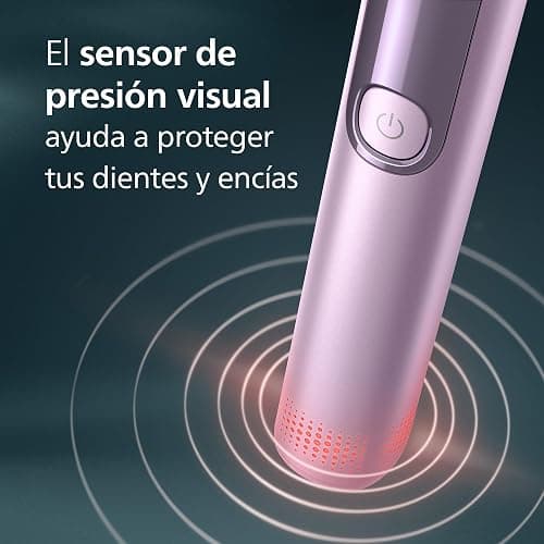 Philips Sonicare AdvancedClean Limited Edition, Cepillo de dientes eléctrico - Smart Screen, sensor de presión, recambio del cabezal de cepillado, 5 modos de cepillado y SmarTimer, rosa, HX3792/12 thumbnail 4