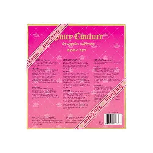 Juicy Couture Body Set – includes Sparkling Rose Shea Sugar Scrub, Body Butter, & Body Wash thumbnail 8
