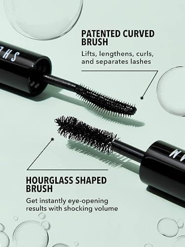 SHEGLAM 2 In 1 Black Volume and Length Waterproof Mascara Long Lasting Dual-Ended Tubing Eye Makeup thumbnail 4