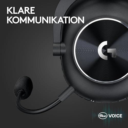 Logitech G PRO X 2 LIGHTSPEED Wireless Gaming Headset, abnehmbares Boom-Mic, 50-mm-Graphen-Treiber, DTS:X-Kopfhörer 2.0–7.1 Surround, Bluetooth/USB/3,5 mm Aux, PC, PS5, PS4, Nintendo Switch - Schwarz thumbnail 7