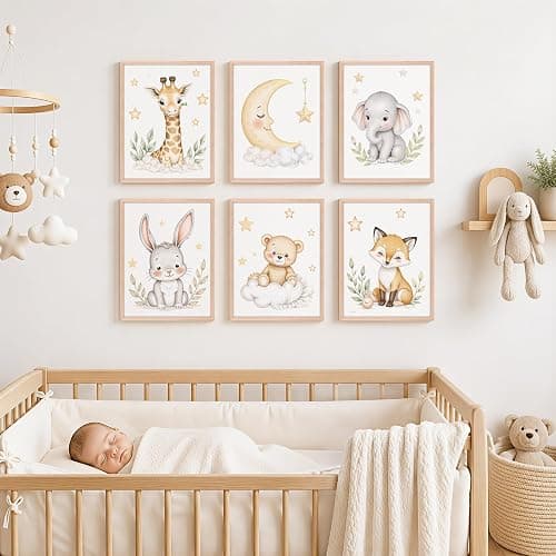 ATOBART 8x10 Solid Oak Wood Picture Frames, 6 Pack | Natural solid oak frames with polished real glass, horizontal & vertical wall mounting and tabletop display for home decor thumbnail 2