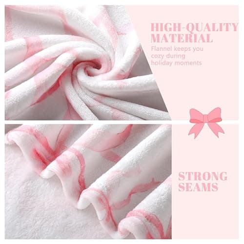 Bow blanket for bed  thumbnail 3