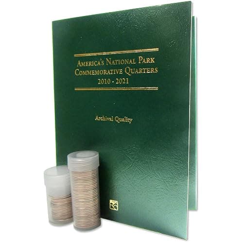 2010-2021 National Park Quarter 56 Coin Set Uncirculated with Folder | Collectible 56-Coin Set: National Park Quarter, 2010-2021, Copper-Nickel Clad, Uncirculated thumbnail 2