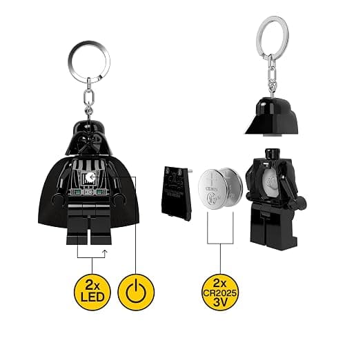 LEGO Star Wars - Large 3 Inch Tall Figure Key Light - Darth Vader (KE7H) thumbnail 7