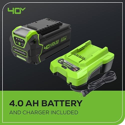 Greenworks 40V 16" (Push) Cordless Lawn Mower, 4.0Ah Battery (1/3 Acre, Push Button Start, Compatible with 75+ Tools) thumbnail 9