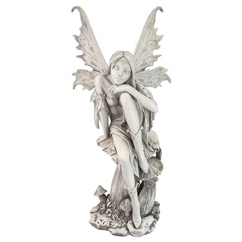 Design Toscano Fairy of Hopes and Dreams Garden Statue by Artist Cecelia 11"Wx11"Dx22" thumbnail 4