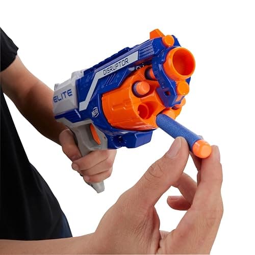 NERF Disruptor Elite Blaster - 6-Dart Rotating Drum, Slam Fire, Includes 6 Official Nerf Elite Darts - for Kids, Teens, Adults (Amazon Exclusive) thumbnail 7