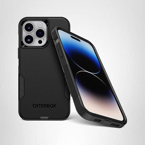OtterBox iPhone 14 Pro Max (ONLY) Commuter Series Case - Black, Slim & Tough, Pocket-Friendly, with Port Protection thumbnail 8