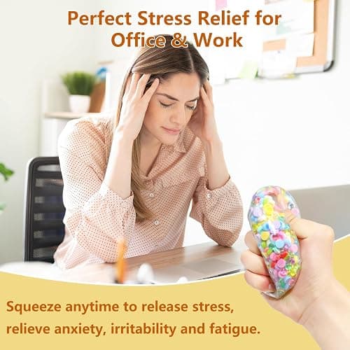 DIY Stress Ball Making Kit - 14 TPR Skins - Immersive Asmr Ball Squishy kit- Craft Kits Stress Balls - Handmade Make Your Own Fidget Stress Balls Kit for Adults - Crunchy Relaxing thumbnail 8