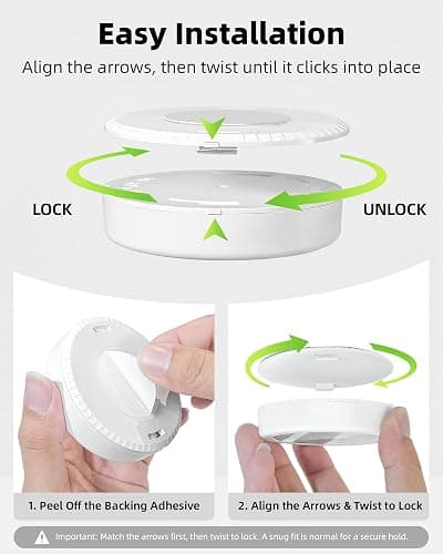 EZVALO LED Puck Lights, Rechargeable Touch Light, 2.95'' Mini Tap Lights, Wireless Closet Light, Under Cabinet Lighting, 3 Color Temps, Stick On Lights Kitchen,Closet,Pantry(2 Pack) thumbnail 4