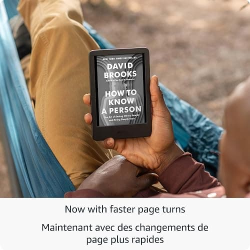 Amazon Kindle 16 GB (newest model) - Lightest and most compact Kindle, now with faster page turns, for an enhanced reading experience - Black thumbnail 3