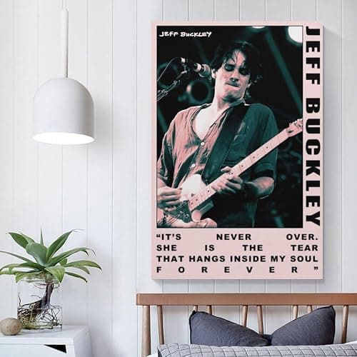 Jeff Buckley 3 Posters & Prints on Canvas Wall Art Poster for Room Decor Unframe:16x24inch(40x60cm) thumbnail 4