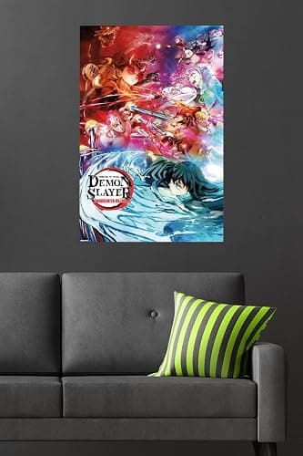 Demon Slayer: Swordsmith Village - Key Art 2 Wall Poster, 34L" x 22.4W", Unframed Version thumbnail 4